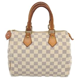 Louis Vuitton-Louis Vuitton Damier Azur Speedy 25 Hand Bag N41534 Auth LV 67687-Autre