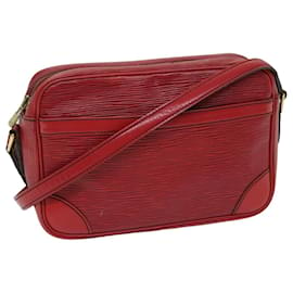 Louis Vuitton-LOUIS VUITTON Epi Trocadero 23 Bolsa de ombro vermelha M52307 LV Auth bs12503-Vermelho