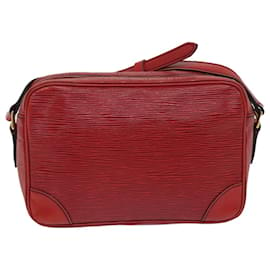 Louis Vuitton-LOUIS VUITTON Epi Trocadero 23 Bolsa de ombro vermelha M52307 LV Auth bs12503-Vermelho