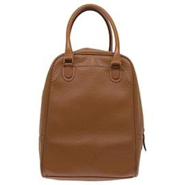 Autre Marque-Burberrys Sports Shoes case Hand Bag Leather Brown Auth 68261-Brown