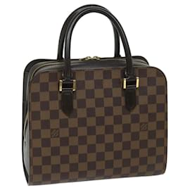 Louis Vuitton-Bolsa de mão LOUIS VUITTON Damier Ebene Triana N51155 Autenticação de LV 67755-Outro