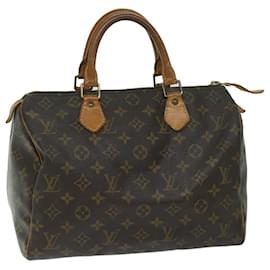 Louis Vuitton-Louis Vuitton Monogram Speedy 30 Hand Bag M41526 LV Auth 68407-Monogram