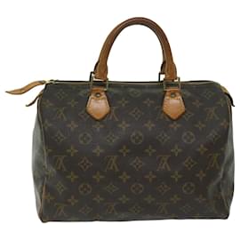 Louis Vuitton-Louis Vuitton Monogram Speedy 30 Hand Bag M41526 LV Auth 68407-Monogram