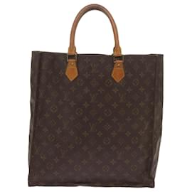 Louis Vuitton-Bolso de mano Sac Plat con monograma M de LOUIS VUITTON51140 LV Auth yk10795-Monograma