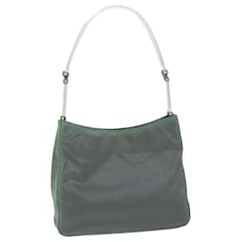 Prada-PRADA Shoulder Bag Nylon Khaki Auth 68087-Khaki