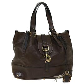 Chloé Chloe Kerala Handtasche Leder Braun 03 08 51 5811 Auth yb521 Braun