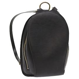 Louis Vuitton-LOUIS VUITTON Epi Mabillon Backpack Black M52232 LV Auth yk11062-Black