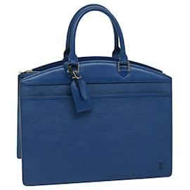 Louis Vuitton-LOUIS VUITTON Epi Riviera Hand Bag Blue M48185 LV Auth 67794-Blue