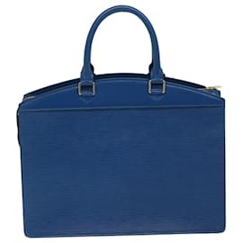 Louis Vuitton-LOUIS VUITTON Epi Riviera Sac à main Bleu M48185 Auth LV 67794-Bleu