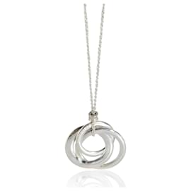 Tiffany & Co-TIFFANY & CO. 1837 Interlocking Circle Pendant in  Sterling Silver-Other