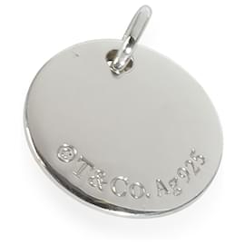 Tiffany & Co-TIFFANY & CO. Note Ciondolo a forma di disco con alfabeto "B" in argento sterling-Altro