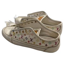 Baskets Louis Vuitton en cuir multicolore Multicolore