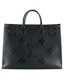 Louis Vuitton-LOUIS VUITTON Handtaschen T.  Leder-Schwarz