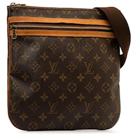 Louis Vuitton-Brown Louis Vuitton Monogram Pochette Bosphore Crossbody Bag-Brown