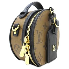 Louis Vuitton-Bolso satchel Boite Chapeau mini con monograma invertido de Louis Vuitton marrón-Castaño