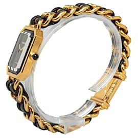 Chanel-Relógio Chanel Quartz Premiere Dourado-Dourado