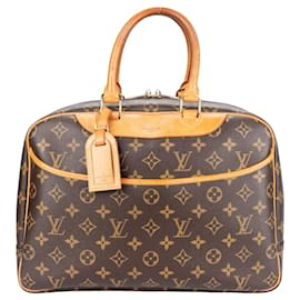 Louis Vuitton-Louis Vuitton Deauville Handtasche aus Canvas mit Monogramm-Braun