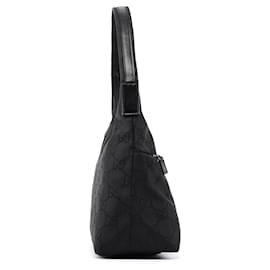 Gucci-GUCCI Shoulder bags Cloth Black Jackie-Black
