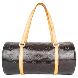 Louis Vuitton-Louis Vuitton Vernis Monogram Papillon Handbag-Black
