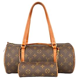 Louis Vuitton-Set di borse a tracolla Papillon monogramma in tela Louis Vuitton-Marrone