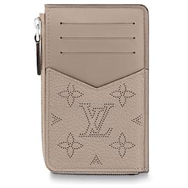 Louis Vuitton-Portatarjetas LV a doble cara-Gris