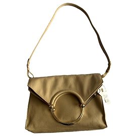 Claudie Pierlot Bolsas Bege Dourado