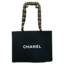 Chanel-Bolso chanel colección-Negro,Blanco