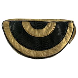 Autre Marque-Clutch bags-Black,Golden
