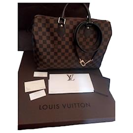 Louis Vuitton-Bolsa Louis Vuitton Speedy 35-Gold hardware