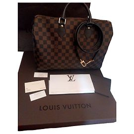 Louis Vuitton Sac Vuitton Speedy 35 Bijouterie dorée