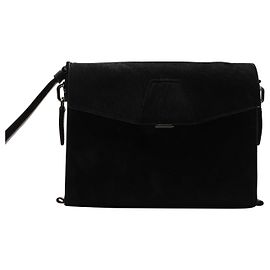Alexander Wang Clutch aus schwarzem Ponyhaar Schwarz