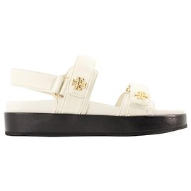Kira Sport Sandals - Tory Burch - Leather - New Ivory White