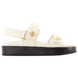 Kira Sport Sandalen – Tory Burch – Leder – New Ivory Weiß