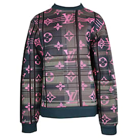 Louis Vuitton-Louis Vuitton Monogram Jacquard Sweatshirt in Multicolor Cotton-Multiple colors