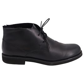 Ankle Boots Tod's Dessert em couro preto Preto
