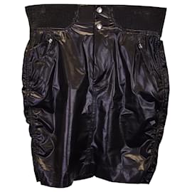 Isabel Marant-Isabel Marant Amel Mini Skirt in Black Silk-Black