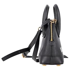 Balenciaga-Balenciaga Ville XXS Top Handle Bag in Black calf leather Leather-Black