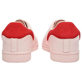 Raf Simons-Orion Baskets in Pink Leather-Pink