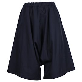 Comme Des Garcons Comme Des Garçons Girl Drop-Crotch Wide Leg Shorts in Black Polyester Black