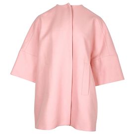 Abrigo oversize MSGM de lana virgen rosa claro Rosa