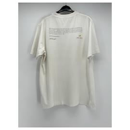 Off White-Camisetas OFF-WHITE.Internacional L Algodón-Blanco