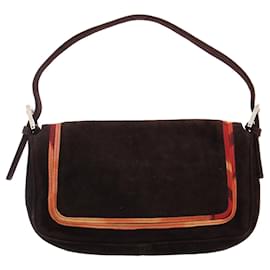 Fendi-FENDI  Handbags T.  Suede-Brown