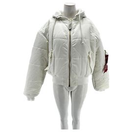 ALPHA INDUSTRIES Abrigos T.Algodón Internacional XS Blanco