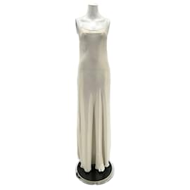 Autre Marque-NON SIGNE / UNSIGNED  Dresses T.fr 38 polyester-White