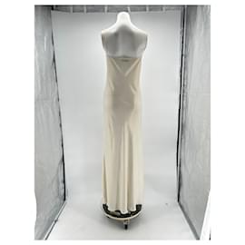 Autre Marque-NON SIGNE / UNSIGNED  Dresses T.fr 38 polyester-White