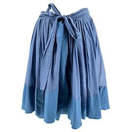 Chloé-CHLOE Faldas T.fr 34 Algodón-Azul