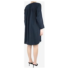 Isabel Marant Etoile-Vestido bordado tonal negro - talla UK 8-Negro