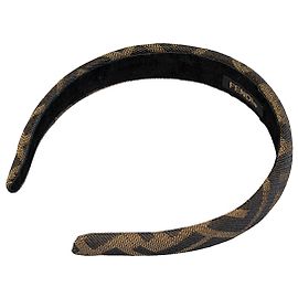 Fascia per capelli Fendi Zucca marrone Marrone