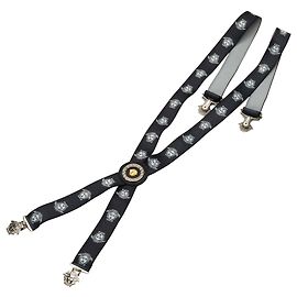 Versace Black Medusa Suspenders Black