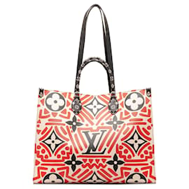 Louis Vuitton-Louis Vuitton Red Monogram Giant Crafty Onthego GM-Andere